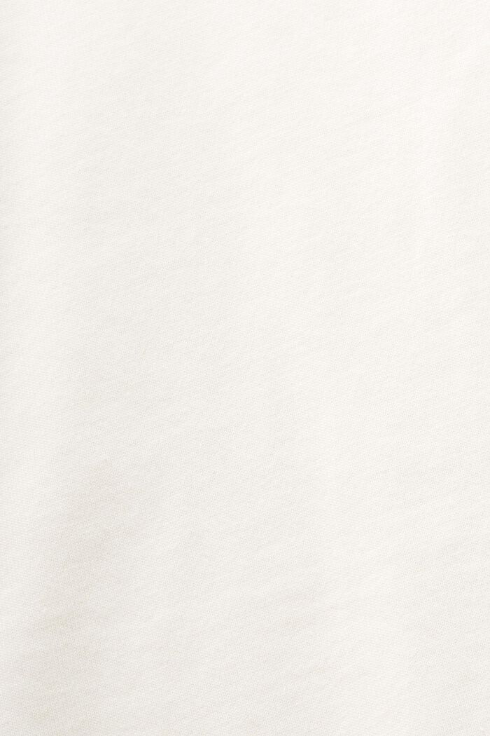 T-shirt col rond en coton à logo, OFF WHITE, detail image number 5