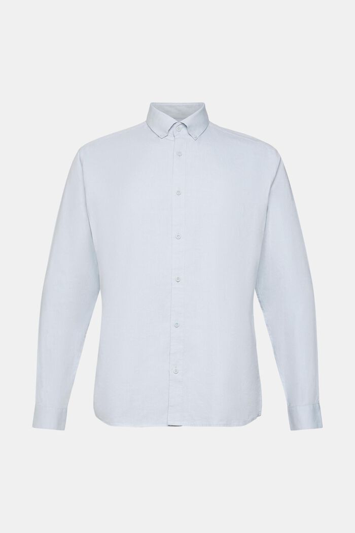 Chemise à col boutonné coupe Slim Fit, GREY BLUE, detail image number 5