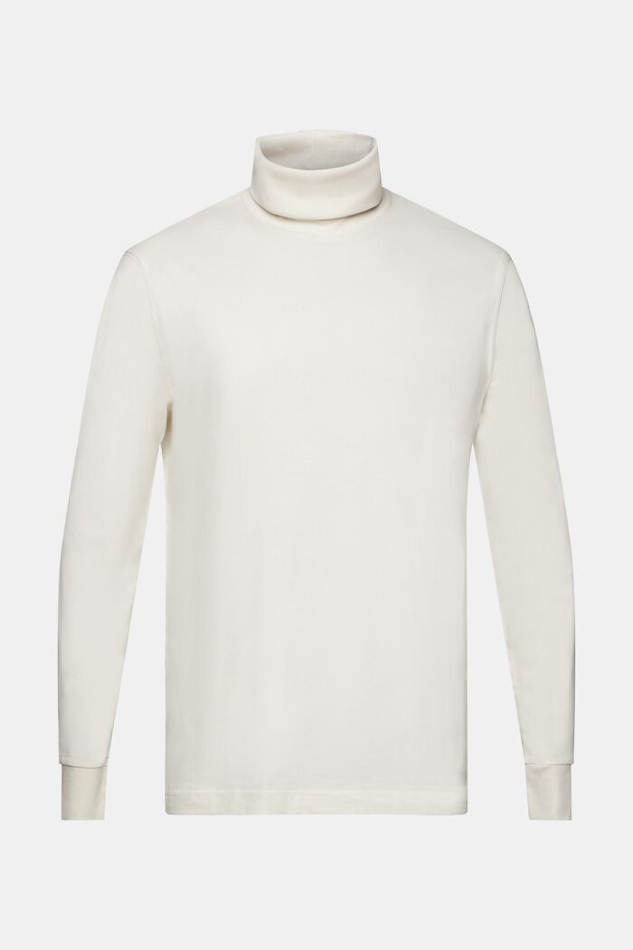T-shirt à manches longues et col cheminée en coton, ICE, detail image number 6
