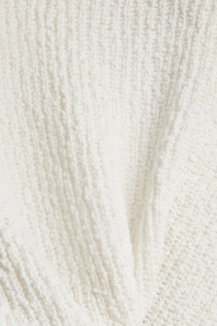 Cardigan 100 % coton, OFF WHITE, detail image number 4