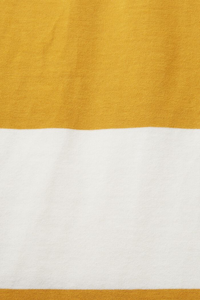 Polo de rugby à rayures, AMBER YELLOW, detail image number 4