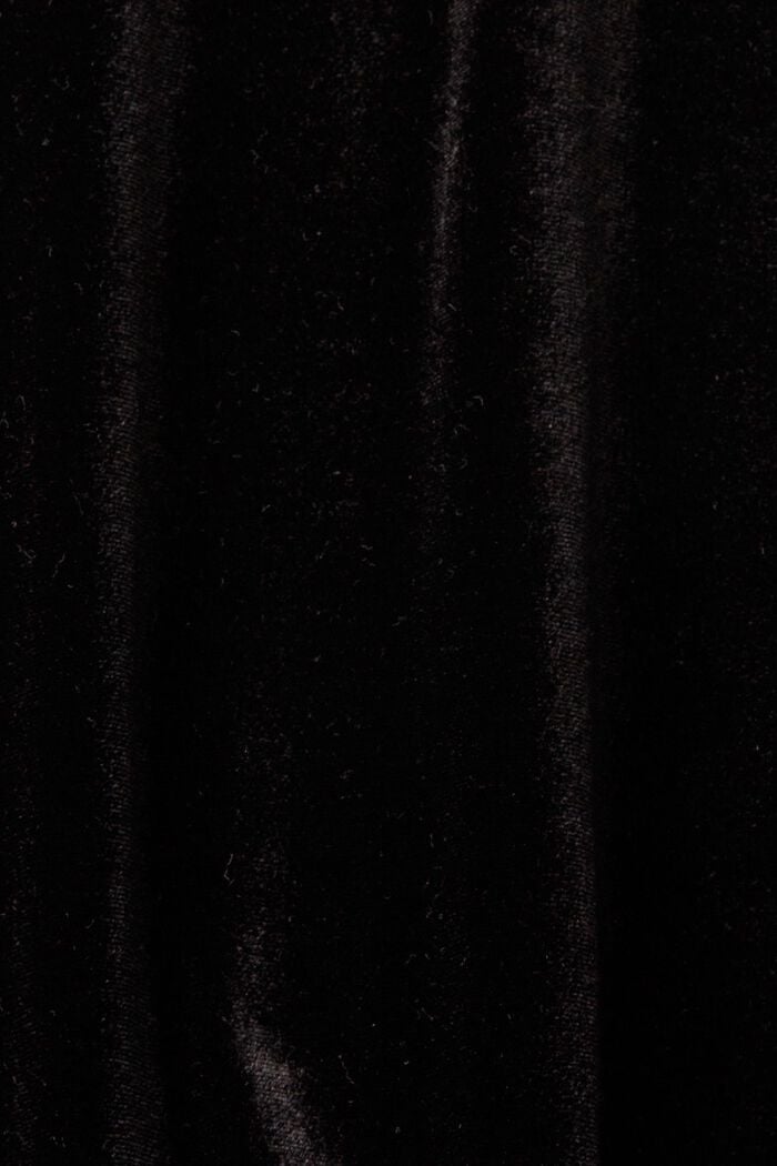 Robe en velours à découpe, BLACK, detail image number 6