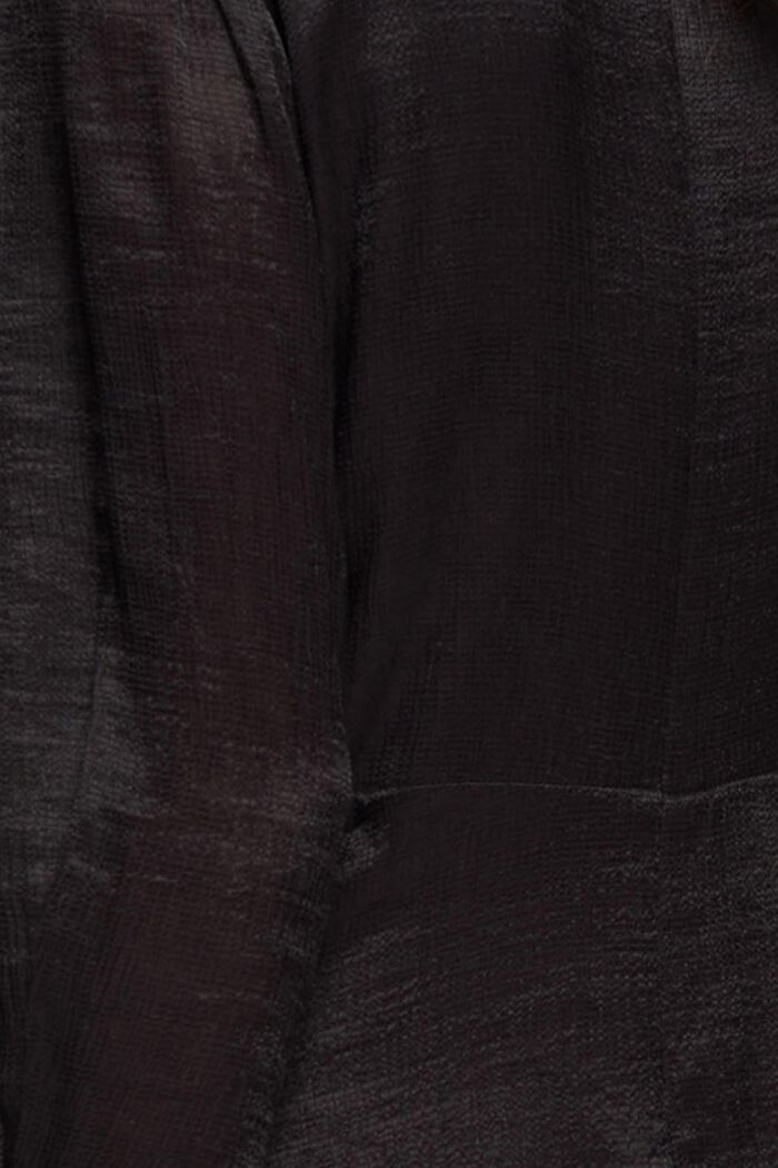 Robe longueur midi à base asymétrique, BLACK, detail image number 5