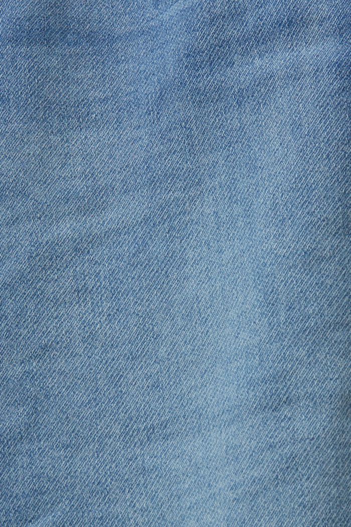 Jean stretch en coton biologique mélangé, BLUE LIGHT WASHED, detail image number 6