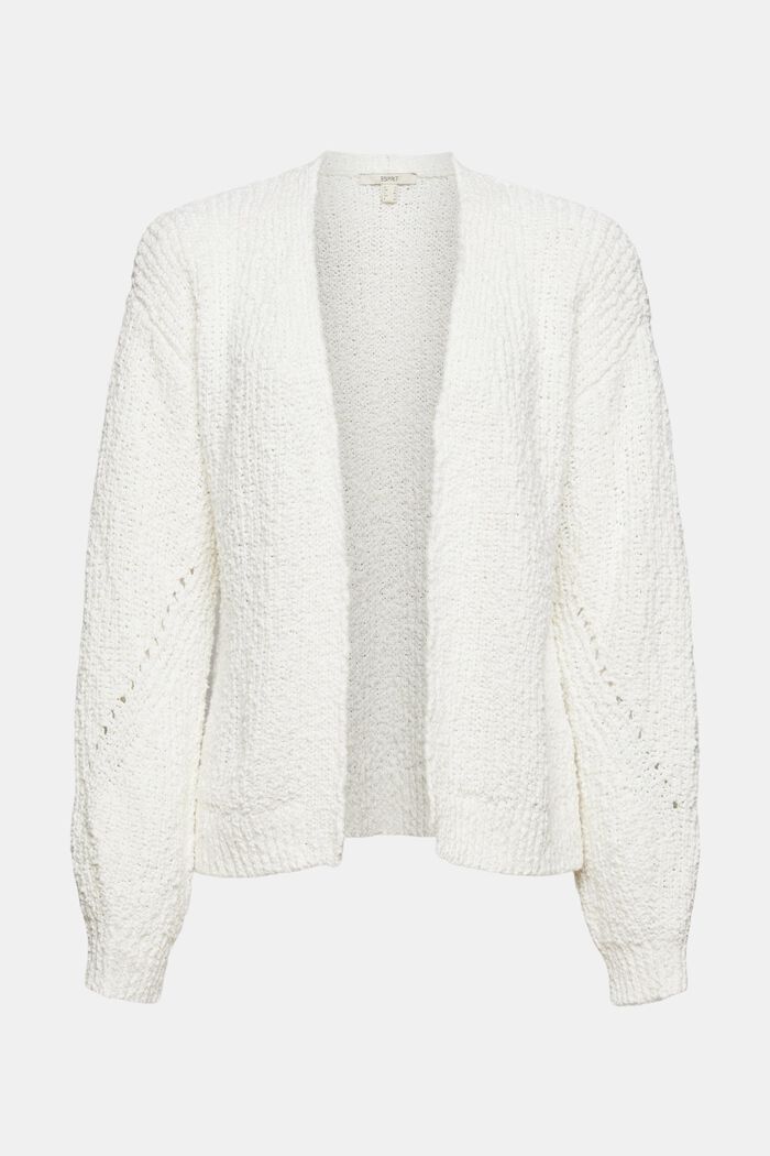 Cardigan 100 % coton, OFF WHITE, detail image number 6