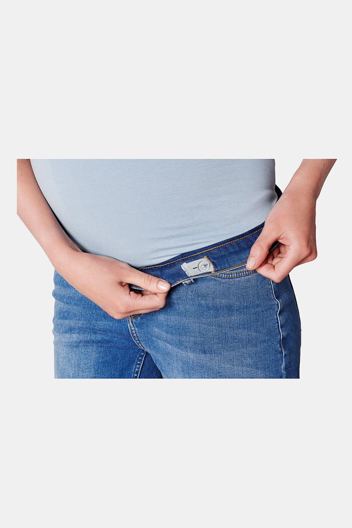 Short en jean à ceinture de maintien pour le ventre, MEDIUM WASHED, detail image number 3