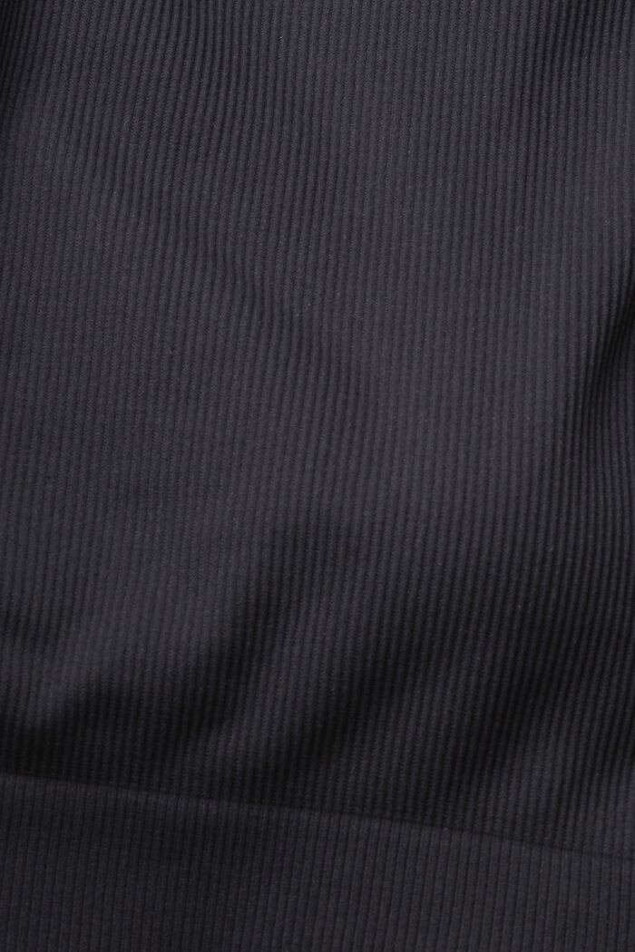 Soutien-gorge de sport côtelé, BLACK, detail image number 1