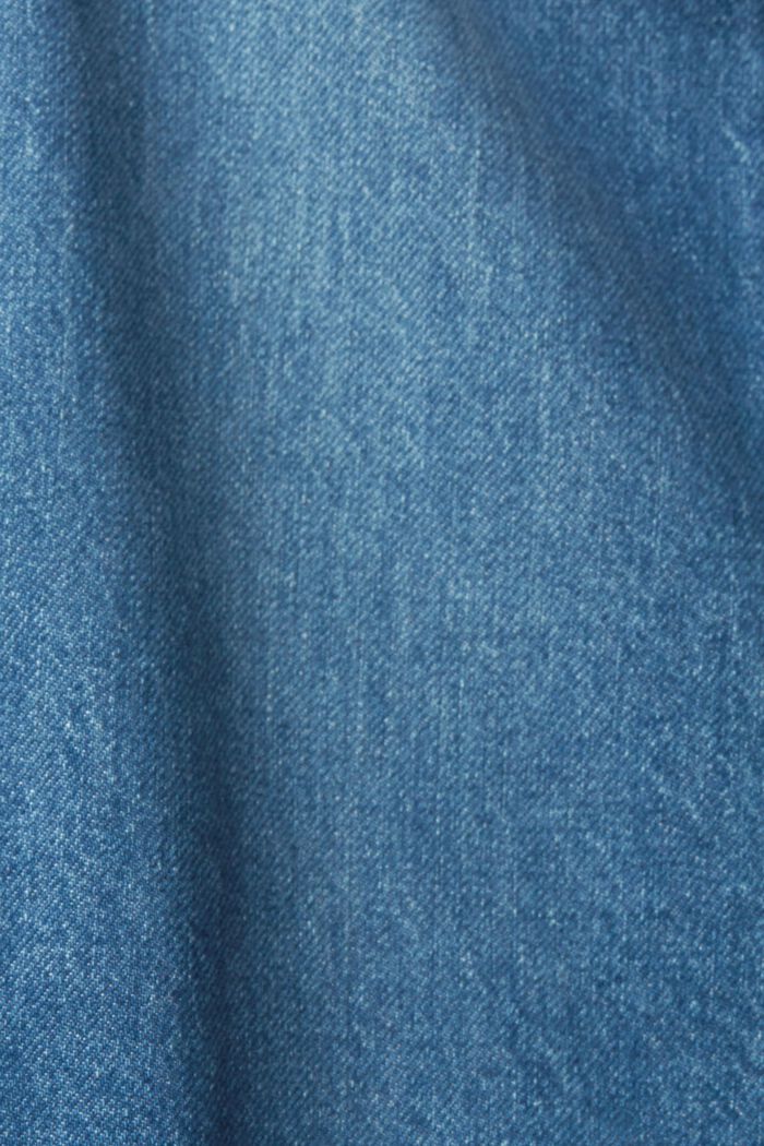 Jupe en jean, coton biologique, BLUE MEDIUM WASHED, detail image number 6