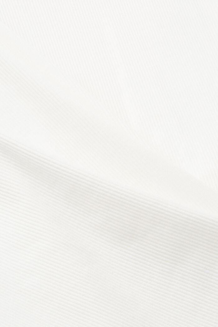 T-shirt côtelé, OFF WHITE, detail image number 5