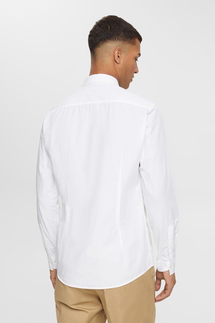 T-shirt Slim Fit en coton durable, WHITE, detail image number 3