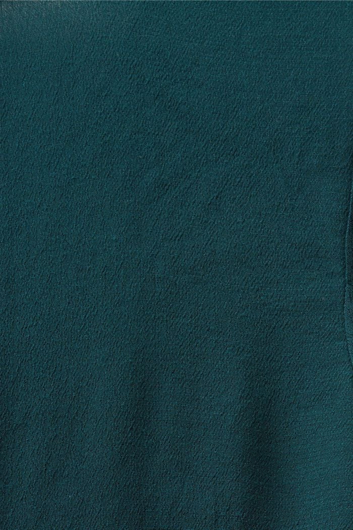 Mini-robe en mousseline froissée, EMERALD GREEN, detail image number 5