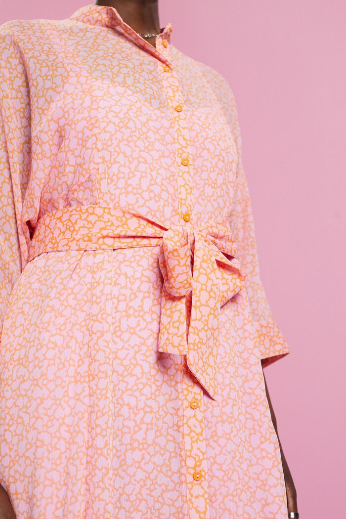 Robe longueur midi à motif all-over, LILAC, detail image number 2