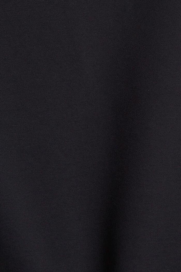 Mini-jupe en jersey punto, LENZING™ ECOVERO™, BLACK, detail image number 4