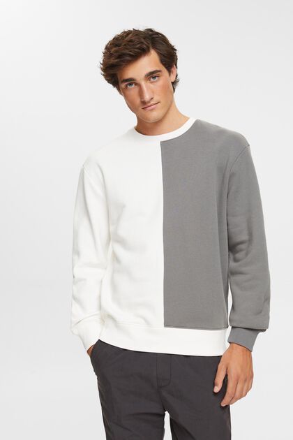 Sweat-shirt au look colour blocking, OFF WHITE, overview