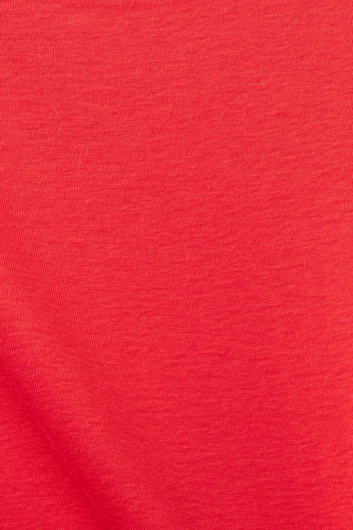 T-shirt à logo orné de strass, RED, detail image number 6