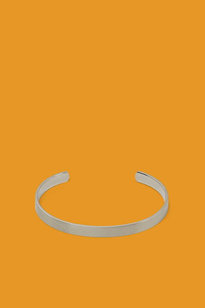 Bracelet rigide uni, SILVER, detail image number 0