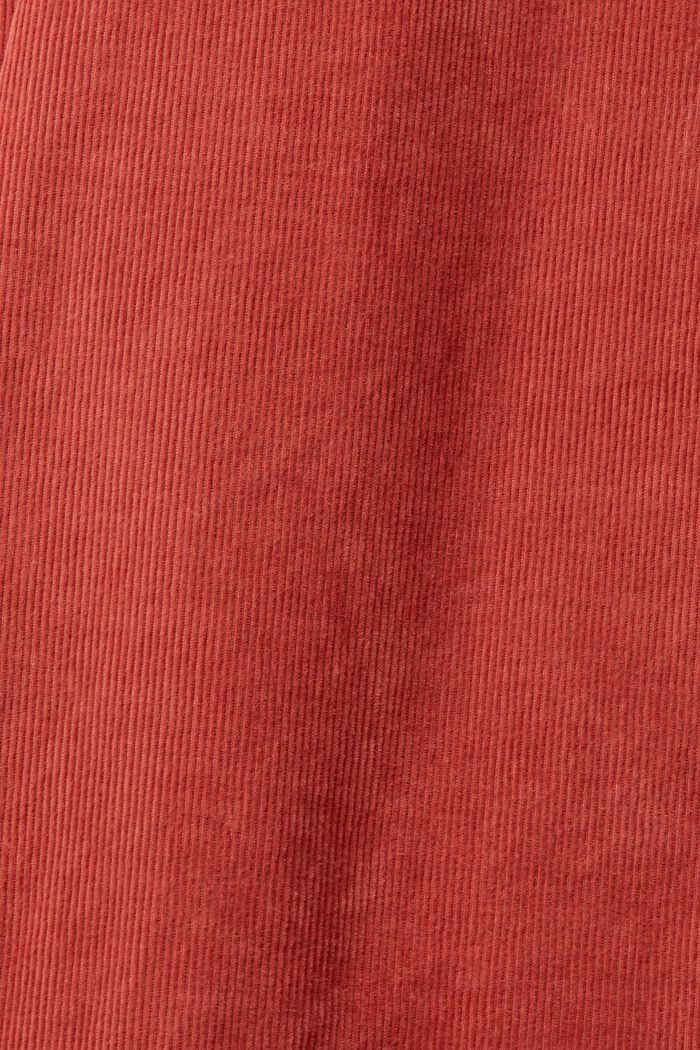 Pantalon en velours côtelé, TERRACOTTA, detail image number 4