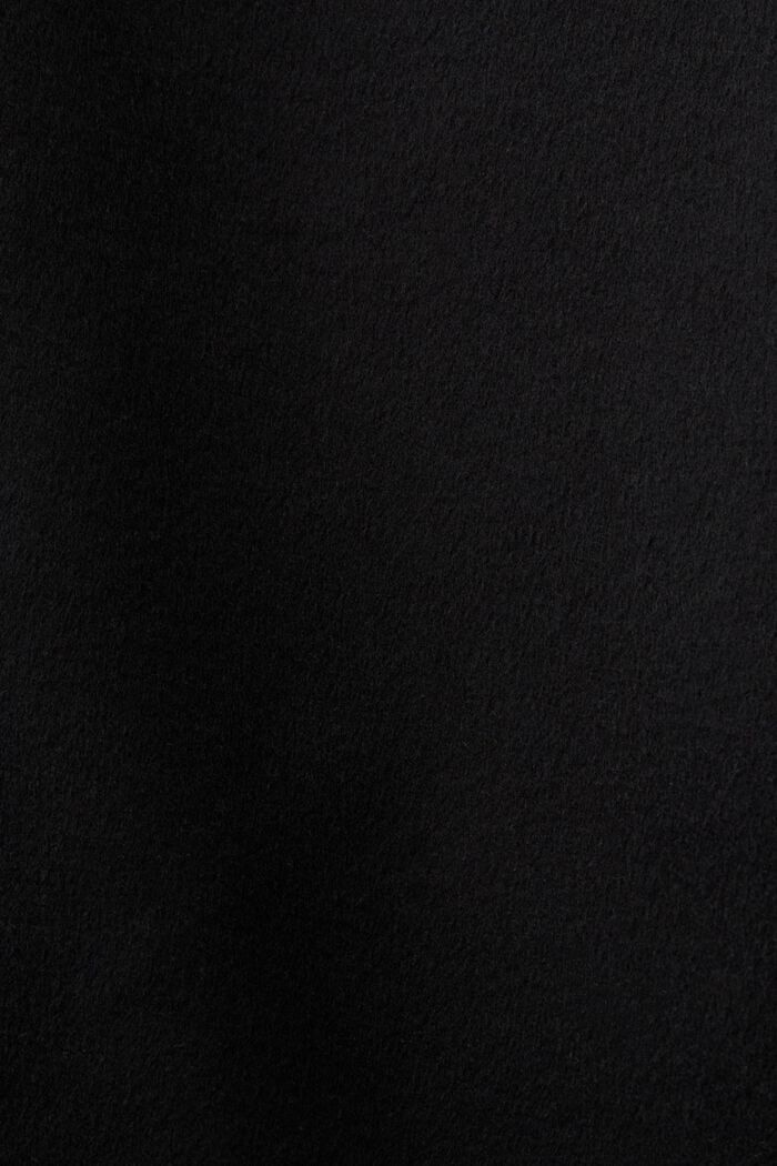 Manteau en laine mélangée, BLACK, detail image number 5
