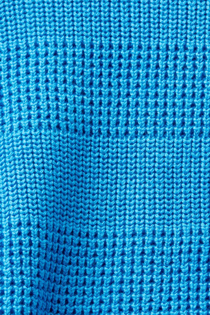 Pull-over texturé à col rond, BLUE, detail image number 5