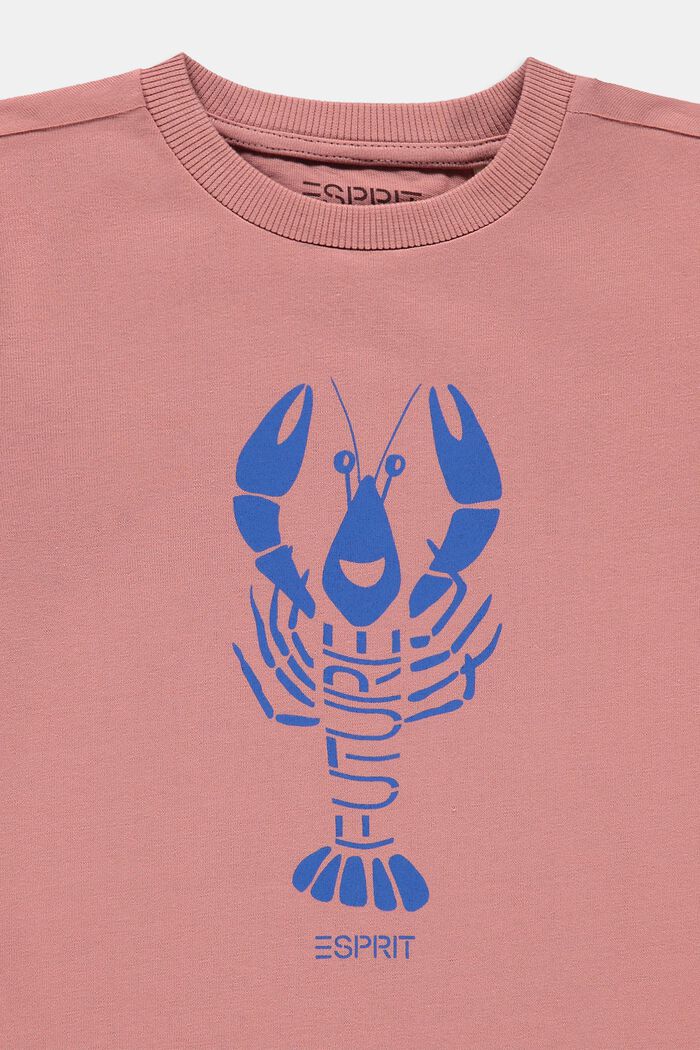 T-shirt à imprimé homard, 100 % coton, OLD PINK, detail image number 2