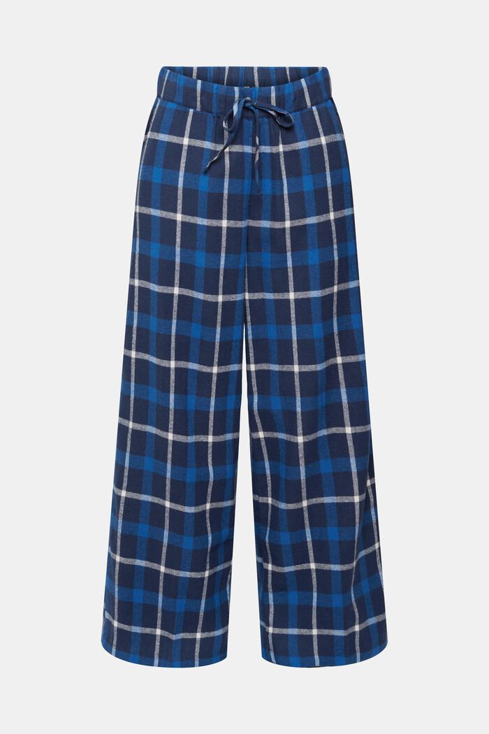 Pantalon de pyjama à carreaux en flanelle de coton, INK, detail image number 5