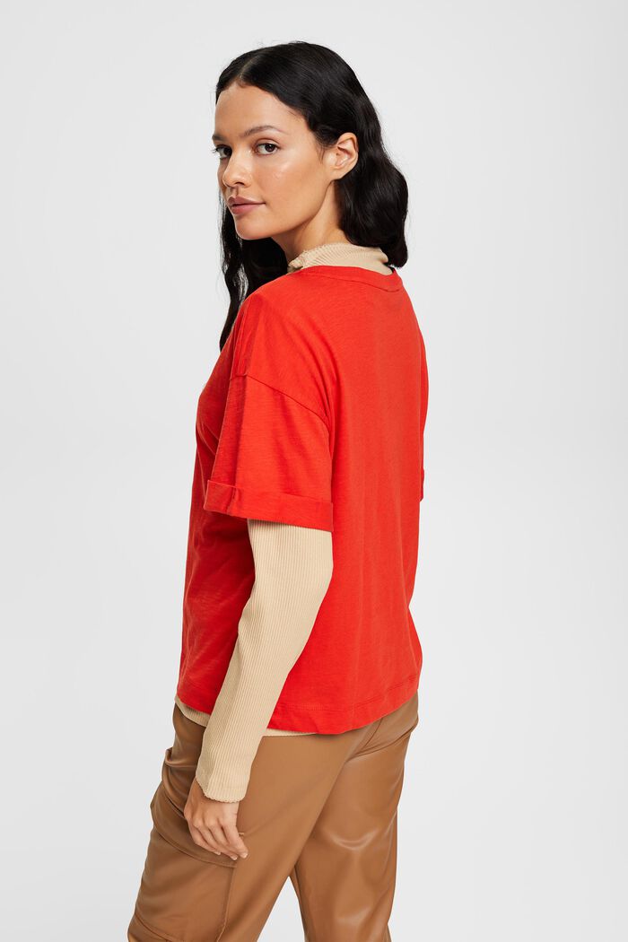 T-shirt, ORANGE RED, detail image number 5