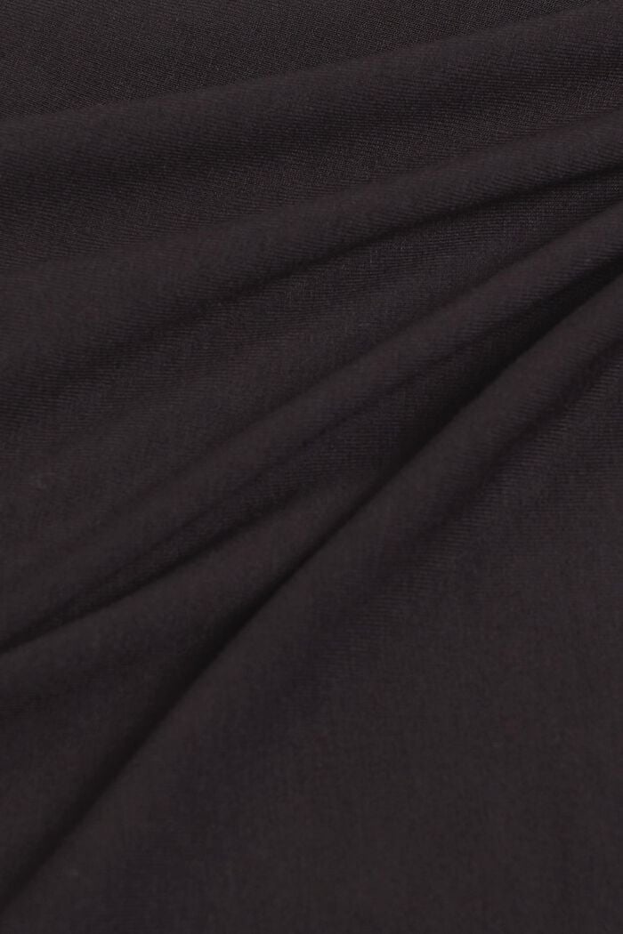 Chemise de nuit agrémentée de dentelle, LENZING™ ECOVERO™, BLACK, detail image number 4
