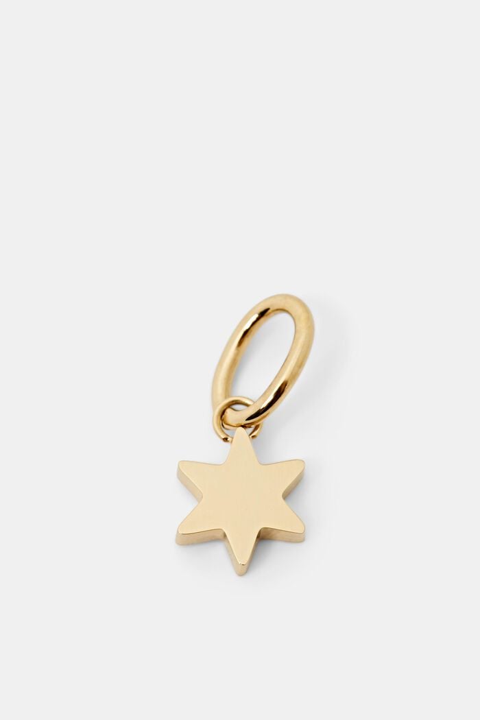 Pendentif en forme d’étoile, acier inoxydable, GOLD, detail image number 0