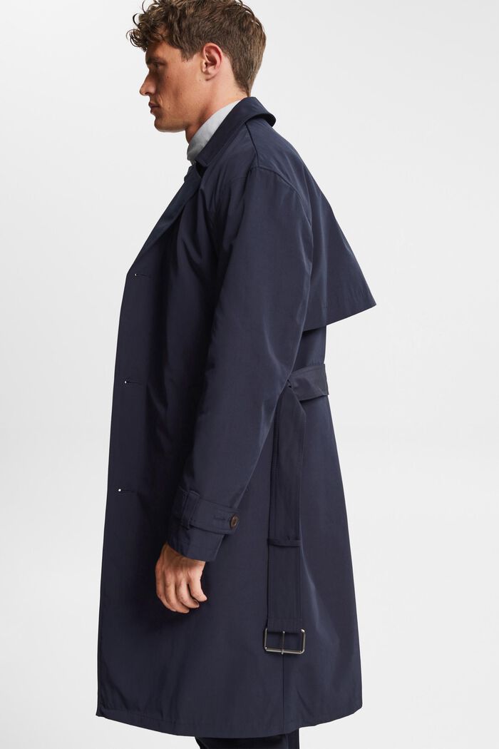 Trench-coat avec ceinture, NAVY, detail image number 3