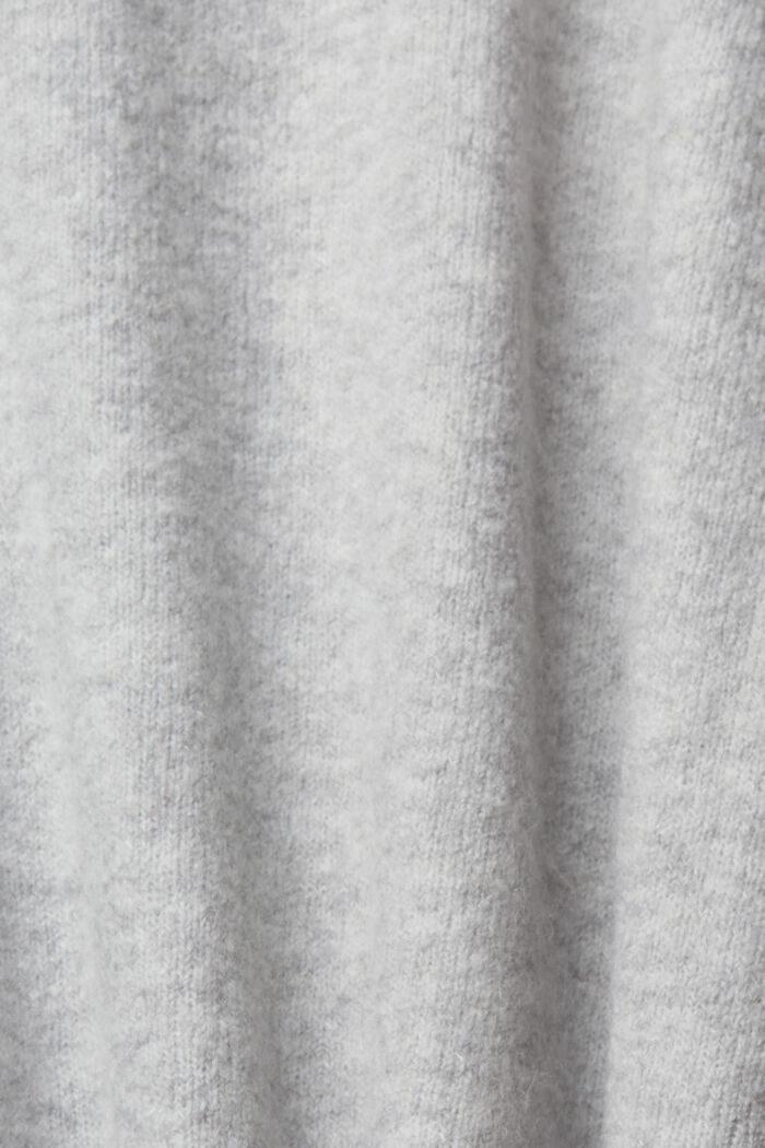 Cardigan sans manches en laine mélangée, LIGHT GREY, detail image number 1