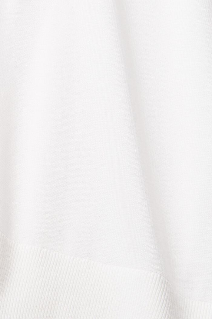Pull-over à col polo, OFF WHITE, detail image number 1