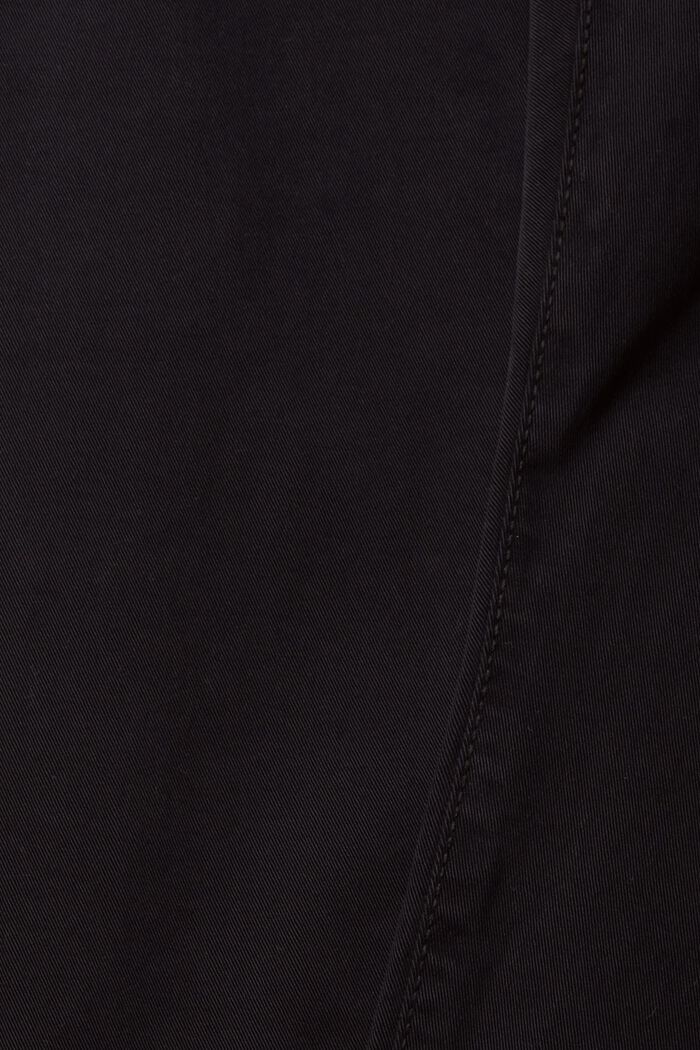 Pantalon de coupe Slim Fit, coton biologique, BLACK, detail image number 6
