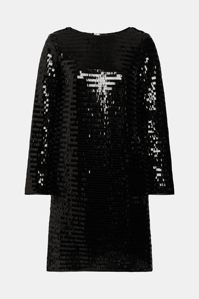 Robe à paillettes, BLACK, detail image number 6