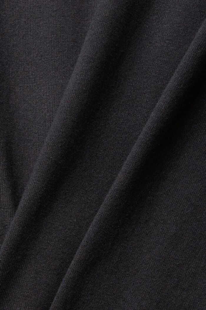 Robe-pull longueur genoux, BLACK, detail image number 4