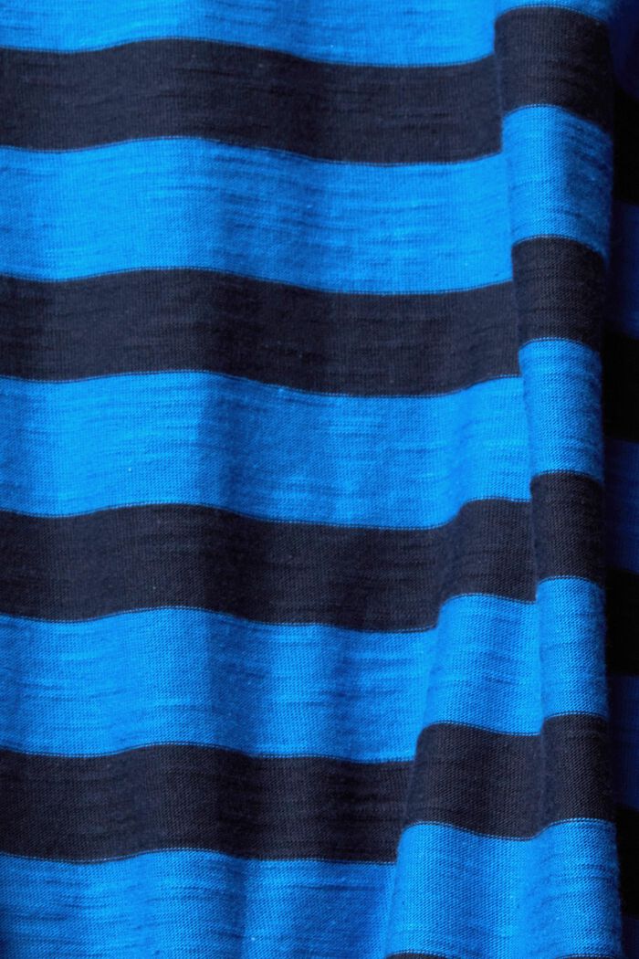 T-shirt manches longues rayé 100 % coton, BRIGHT BLUE, detail image number 5