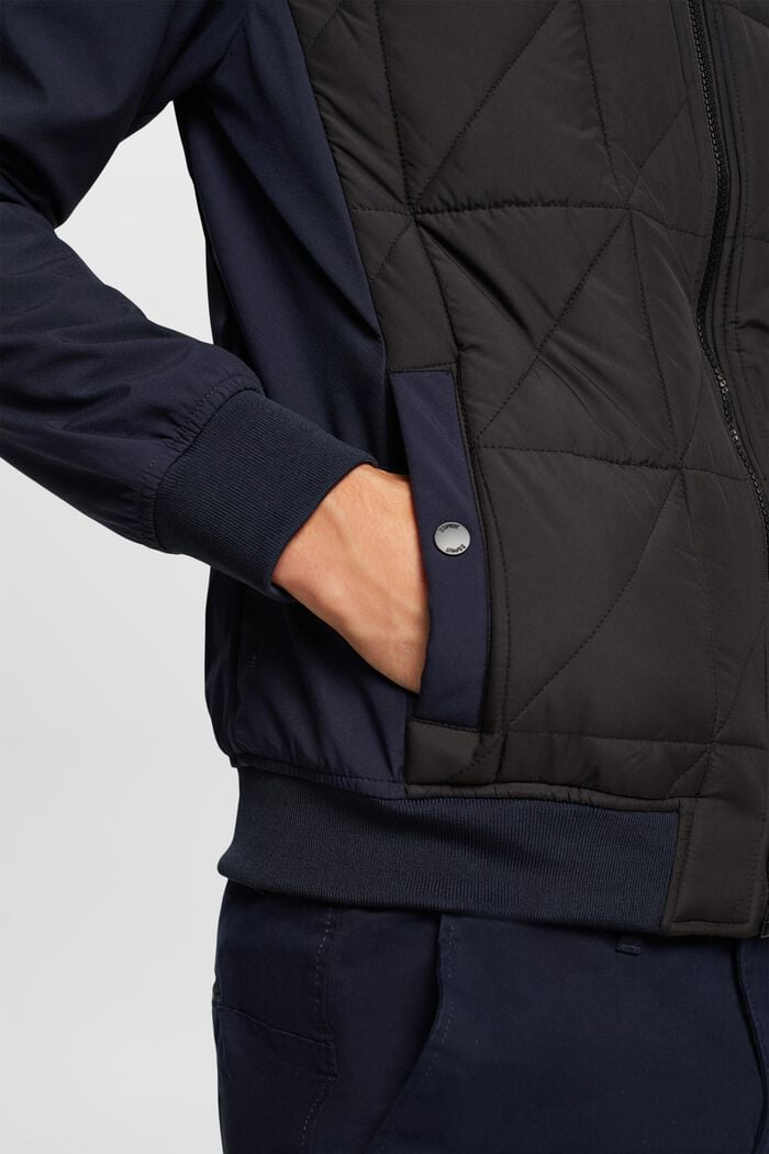 Blouson softshell, NAVY, detail image number 3