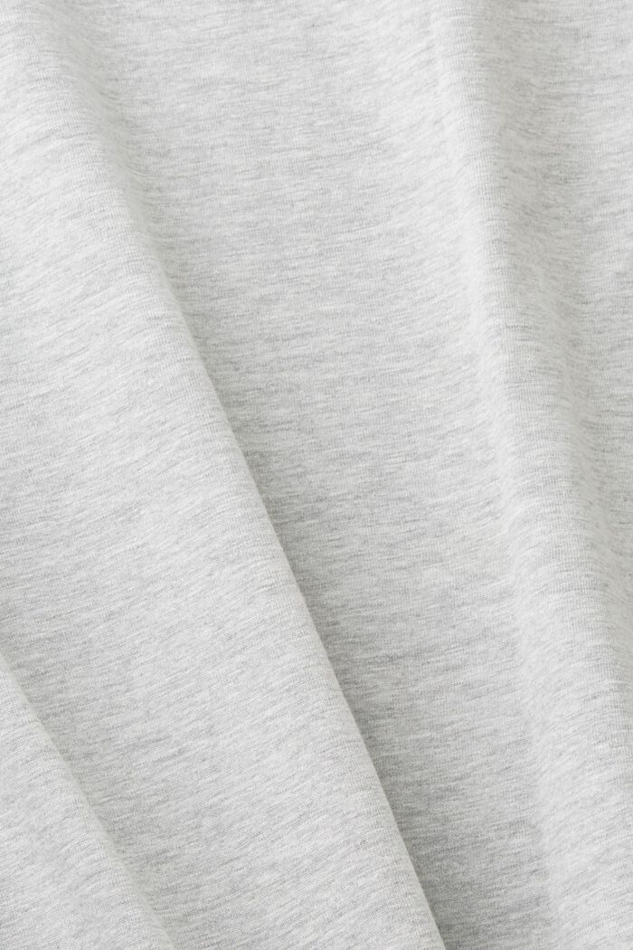 T-shirt de coupe Slim Fit orné d’un petit imprimé sur la poitrine, LIGHT GREY, detail image number 5