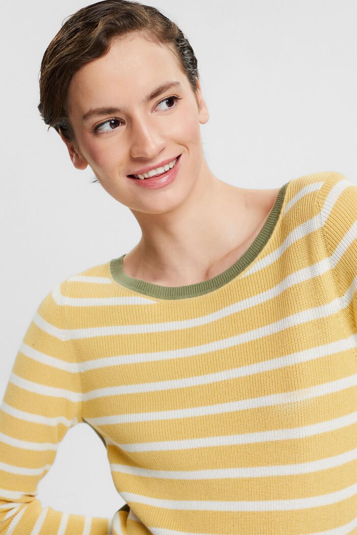 Fashion Sweater, DUSTY YELLOW, detail image number 6