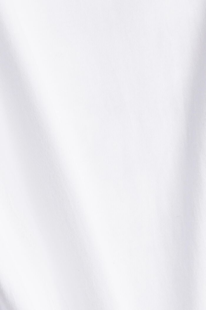 T-shirt à imprimé, bio coton, WHITE, detail image number 4
