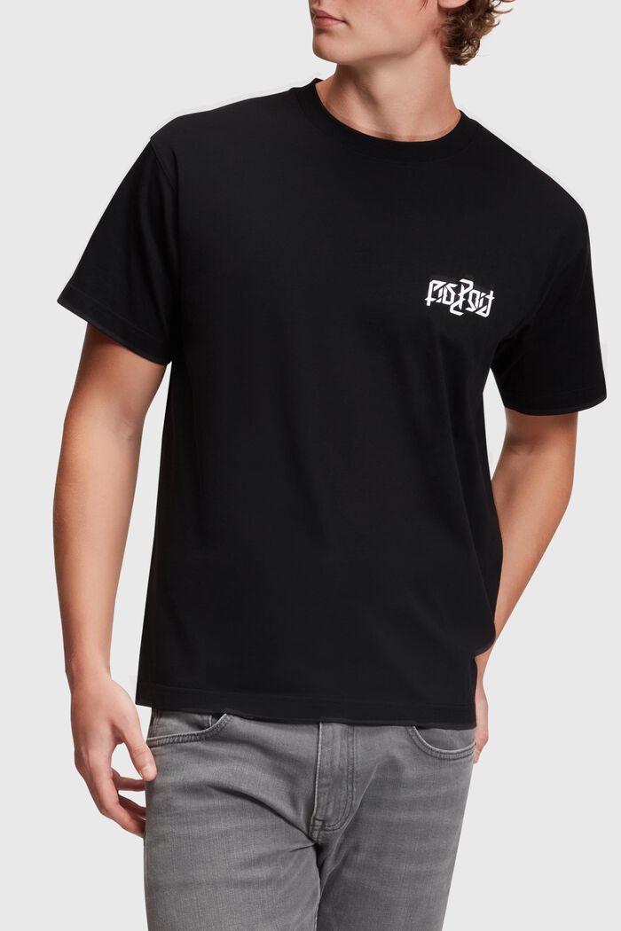 T-shirt mono AMBIGRAM, BLACK, detail image number 0