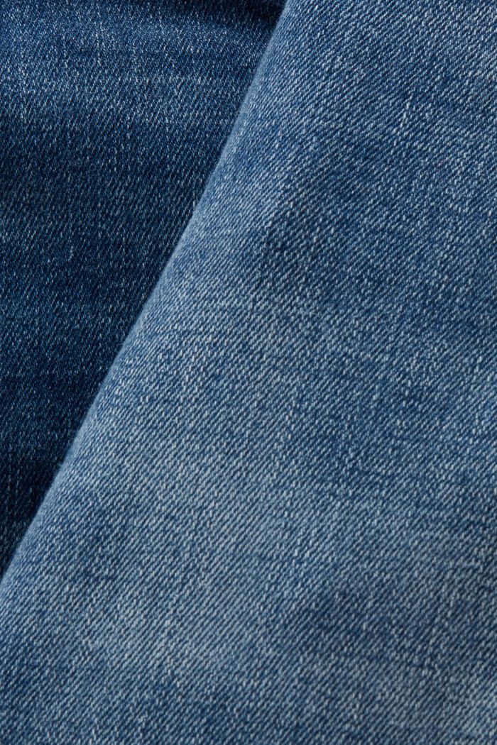 Jean de coupe Slim Fit à taille mi-haute, BLUE MEDIUM WASHED, detail image number 7