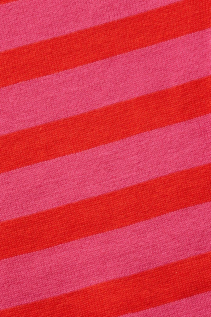 Sweat-shirt rayé à col ras-du-cou, RED, detail image number 6