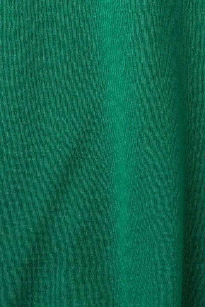 T-shirt en jersey de coton animé d’un logo, DARK GREEN, detail image number 5