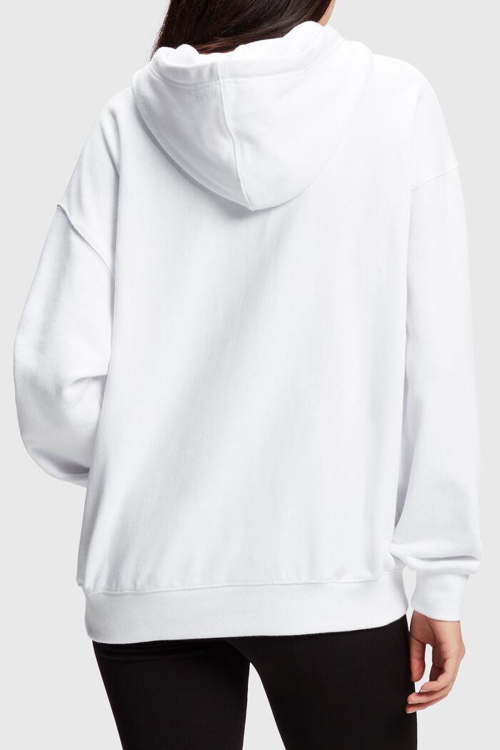 Sweat-shirt unisexe à capuche, WHITE, detail image number 4