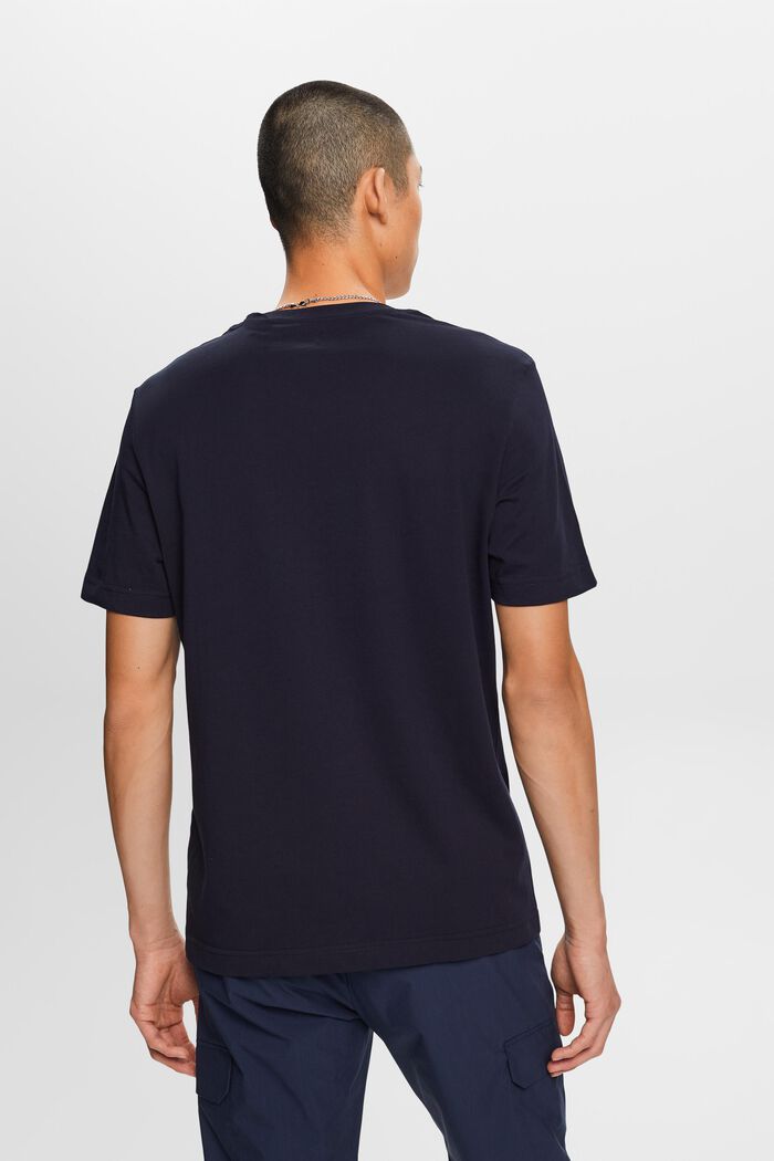T-shirt en jersey à imprimé, 100 % coton, NAVY, detail image number 4