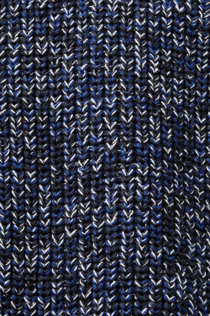 Cardigan zippé en coton, PETROL BLUE, detail image number 4