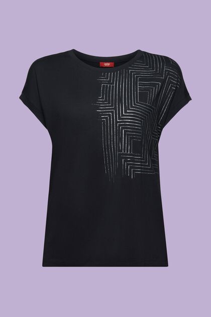 T-shirt imprimé en jersey, LENZING™ ECOVERO™
