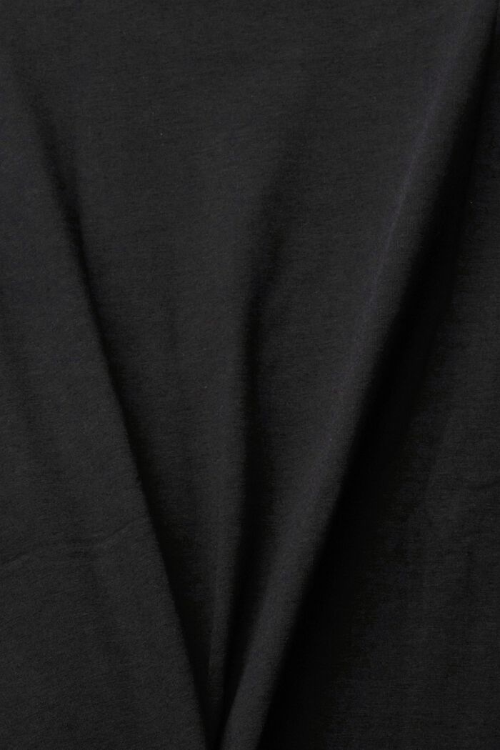 T-shirt de pyjama, BLACK, detail image number 1