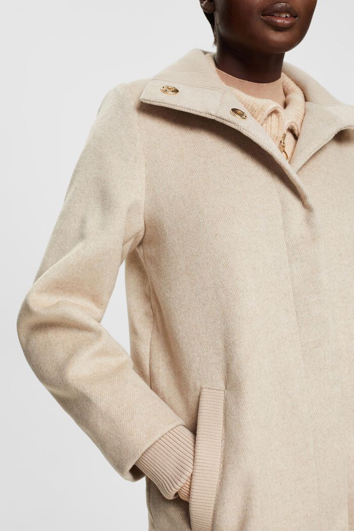 Manteau à teneur en laine, ICE, detail image number 4