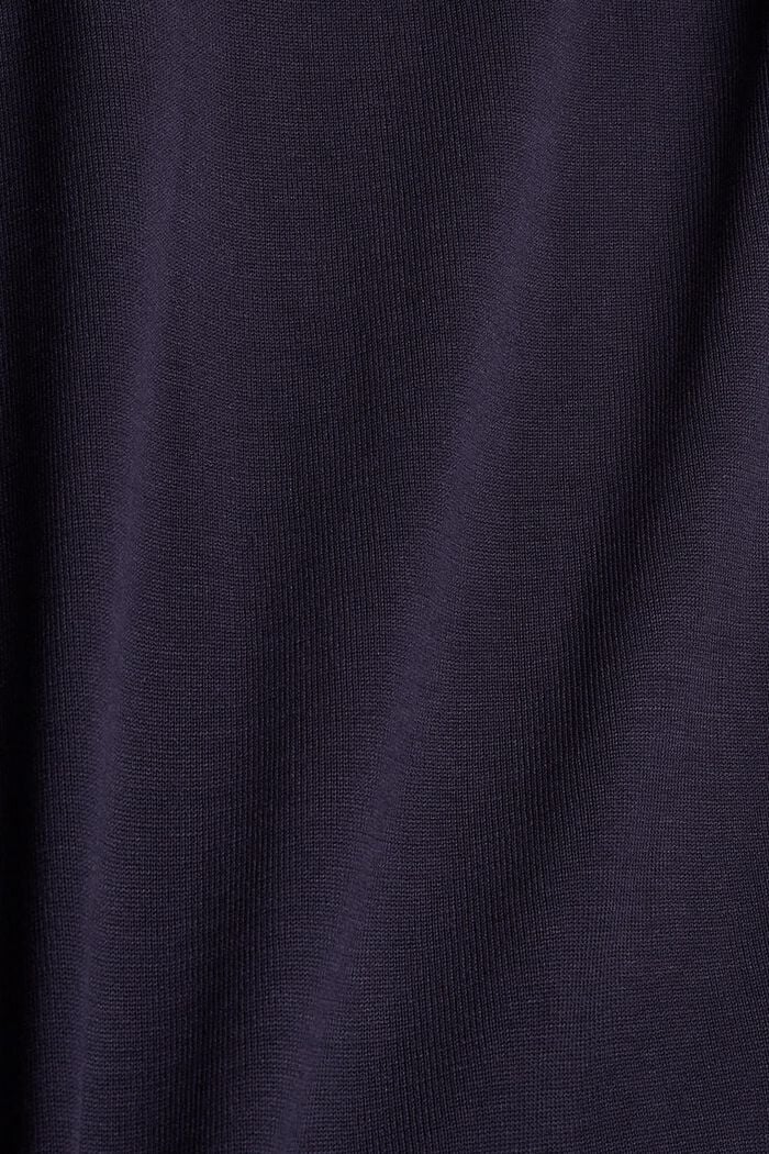 Robe-pull à teneur en fibres LENZING™ ECOVERO™, NAVY, detail image number 4